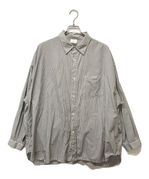 FreshService（フレッシュサービス）FreshService (フレッシュサービス) CORPORATE REGULAR COLLAR SHIRT グレー×ホワイト サイズ:表記なしの古着・服飾アイテム