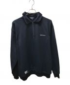 FreshServiceフレッシュサービス）の古着「DRY PIQUE JERSEY NECK ZIP L/S POLO」｜ネイビー