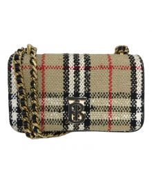 BURBERRY（バーバリー）の古着「"Lola" tartan shoulder bag.」｜ベージュ