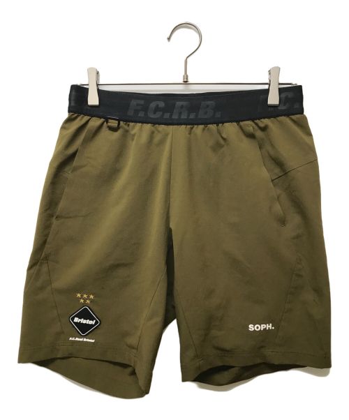 F.C.R.B.（エフシーアールビー）F.C.R.B. (エフシーアールビー) STRETCH LIGHT WEIGHT SHORTS カーキ サイズ:SIZE Sの古着・服飾アイテム