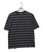 KAPTAIN SUNSHINEキャプテンサンシャイン）の古着「Hard Twisted Border Jersey S/S Tee」｜ネイビー