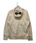 C.P COMPANY (シーピーカンパニー) DIAGONAL RAISED FLEECE GOGGLE HOODIE ベージュ サイズ:Ｌ 未使用品：23000円