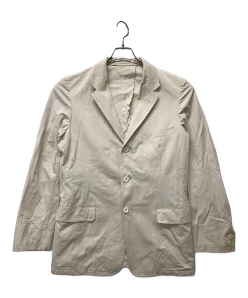 Yohji Yamamoto COSTUME D'HOMME（ヨウジヤマモトコスチュームドオム）Yohji Yamamoto COSTUME D'HOMME (ヨウジヤマモトコスチュームドオム) 3Bボタンテーラードジャケット ベージュ サイズ:2の古着・服飾アイテム