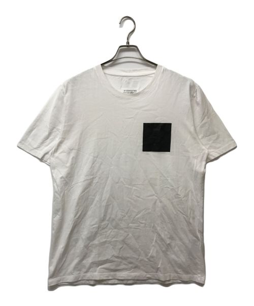 Maison Margiela（メゾンマルジェラ）Maison Margiela (メゾンマルジェラ) ステレオタイプ ロゴTシャツ ホワイト サイズ:SIZE 54の古着・服飾アイテム