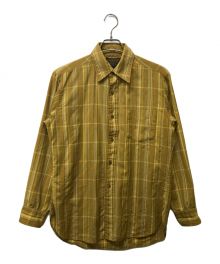 PENDLETON（ペンドルトン）の古着「60’S ウールチェックシャツ」｜イエロー