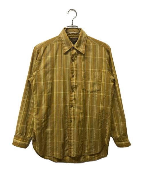 PENDLETON（ペンドルトン）PENDLETON (ペンドルトン) 60’S ウールチェックシャツ イエロー サイズ:SIZE Mの古着・服飾アイテム