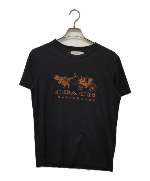 COACH（コーチ）COACH (コーチ) レキシー アンド キャリッジ Tシャツ ブラック サイズ:Mの古着・服飾アイテム