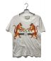 GUCCI（グッチ）の古着「タイガー/オールドロゴプリント 半袖Tシャツ」｜ホワイト