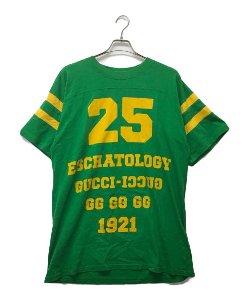 GUCCI（グッチ）GUCCI (グッチ) 25 Eschatology Tシャツ グリーン サイズ:Ⅿの古着・服飾アイテム