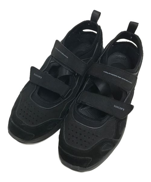 suicoke（スイコック）suicoke (スイコック) ベルクロスニーカー ブラック サイズ:27cmの古着・服飾アイテム