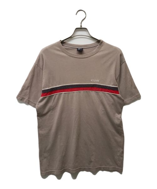 stussy（ステューシー）stussy (ステューシー) ヴィンテージTシャツ ベージュ サイズ:Mの古着・服飾アイテム