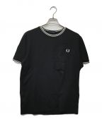 FRED PERRYフレッドペリー）の古着「Twin Tipped T-Shirt」｜ブラック