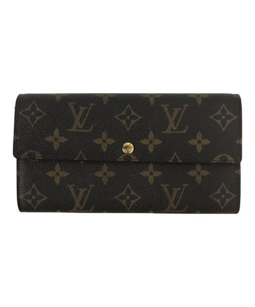 LOUIS VUITTON（ルイ ヴィトン）LOUIS VUITTON (ルイ ヴィトン) ポルトフォイユ・サラ ブラウンの古着・服飾アイテム