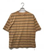 KAPTAIN SUNSHINEキャプテンサンシャイン）の古着「Hard Twisted Border Jersey S S Tee」｜ベージュ