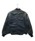 LEE TREVOR (リー トレヴォー) レザー切替MA‐1ジャケット ネイビー サイズ:SIZE L：13000円