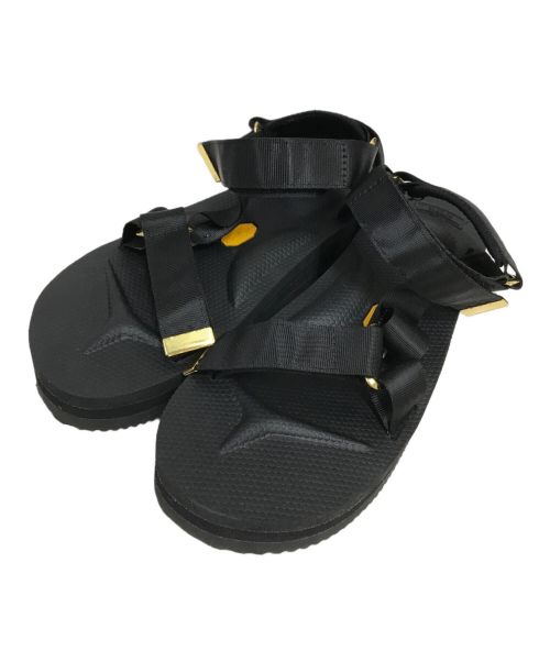 suicoke（スイコック）suicoke (スイコック) グログランサンダル ブラック サイズ:SIZE 25cmの古着・服飾アイテム