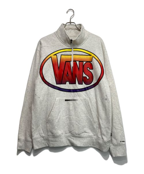 VANS（バンズ）VANS (バンズ) LOOK (ルック) LQQK Quarter Zip - Ash Heather グレー サイズ:XLの古着・服飾アイテム