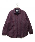 SUPREME×MM6 Maison Margielaシュプリーム×エムエムシックス メゾンマルジェラ）の古着「Padded Shirt」｜レッド×ネイビー