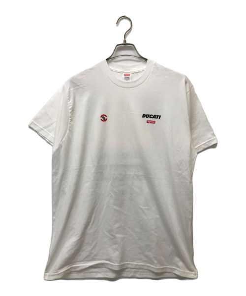 SUPREME（シュプリーム）Supreme (シュプリーム) 24SS Ducati Logos Tee ホワイト サイズ:SIZE Lの古着・服飾アイテム