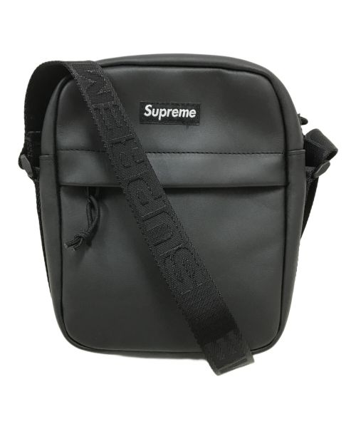 SUPREME（シュプリーム）SUPREME (シュプリーム) 23FW Leather Shoulder Bag ブラックの古着・服飾アイテム