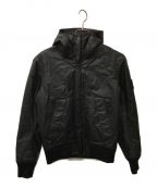 STONE ISLANDストーンアイランド）の古着「13AW Mussola Gommata Hooded Jacket」｜ブラック