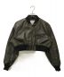 SLY（スライ）の古着「VINTAGE F/LEATHER CROP ブルゾン」｜ブラウン