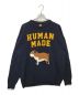 HUMAN MADE（ヒューマンメイド）の古着「ドッグロゴニット」｜ネイビー