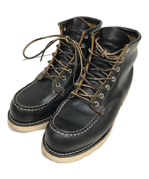 RED WING（レッドウィング）RED WING (レッドウィング) アイリッシュセッター モックトゥ ブラック クローンダイク ブラック サイズ:SIZE 7 1/2Eの古着・服飾アイテム