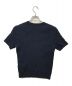 POLO RALPH LAUREN (ポロ・ラルフローレン) 半袖ケーブルコットンニット ネイビー サイズ:SIZE M：9000円