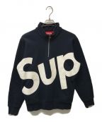 SUPREMEシュプリーム）の古着「Half Zip Pullover」｜ネイビー