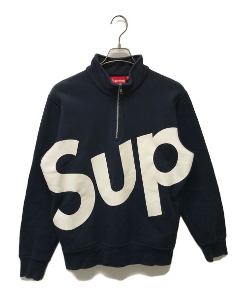 SUPREME（シュプリーム）SUPREME (シュプリーム) Half Zip Pullover ネイビー サイズ: Mの古着・服飾アイテム