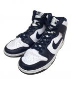 NIKEナイキ）の古着「Dunk High」｜ネイビー