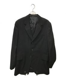 Yohji Yamamoto pour homme（ヨウジヤマモト プールオム）の古着「パラシュートテーラードジャケット」｜ブラック