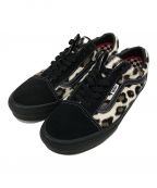 VANS×SUPREMEバンズ×シュプリーム）の古着「Leopard Old Skool」｜ブラック