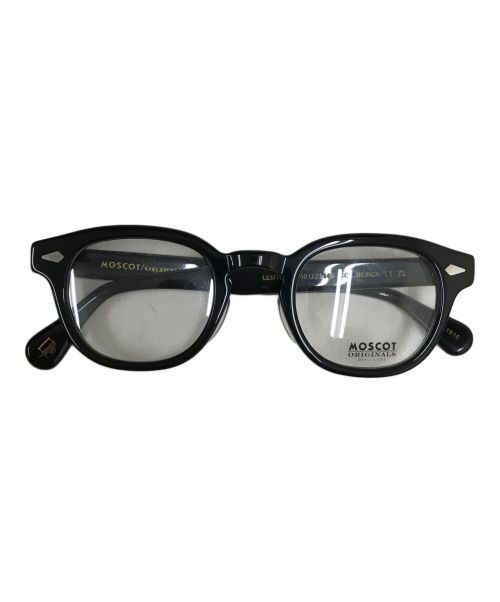 MOSCOT（モスコット）MOSCOT (モスコット) 伊達眼鏡 ブラック サイズ:46□24-145の古着・服飾アイテム