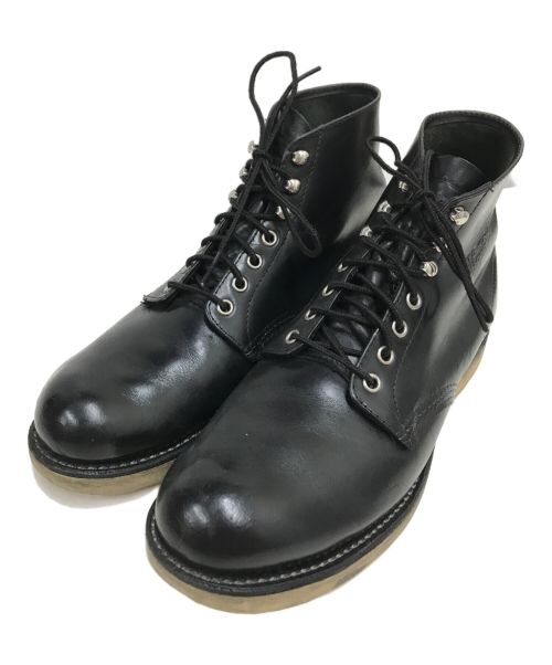 RED WING（レッドウィング）RED WING (レッドウィング) 6インチ クラシックラウンド レースアップブーツ ブラック サイズ:SIZE 28cmの古着・服飾アイテム