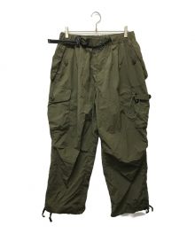 and wander（アンドワンダー）の古着「oversized cargo pants」｜オリーブ