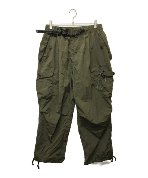 and wander（アンドワンダー）and wander (アンドワンダー) oversized cargo pants オリーブ サイズ:SIZE XLの古着・服飾アイテム