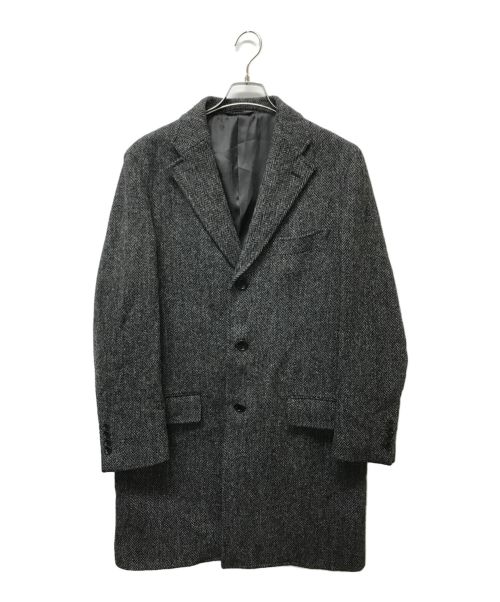 OXFORD CLASSIC（オックスフォードクラシック）OXFORD classic (オックスフォードクラシック) Harris Tweed チェスターコート グレー サイズ:Lの古着・服飾アイテム