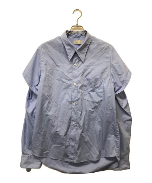 BED J.W. FORD（ベッドフォード）BED J.W. FORD (ベッドフォード) Double-Sleeve Shirts ブルー サイズ:SIZE 2の古着・服飾アイテム