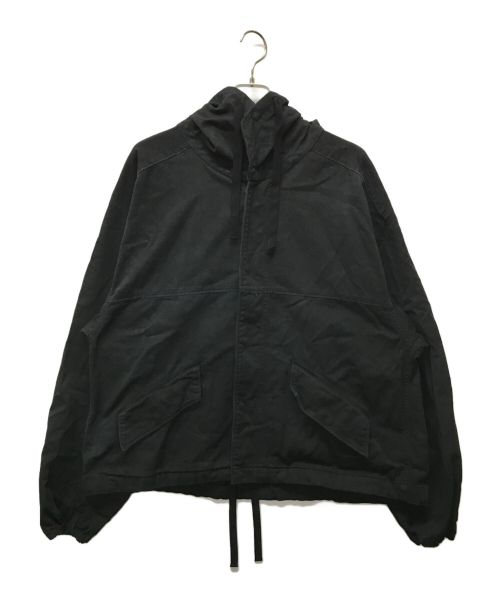 ANCELLM（アンセルム）ANCELLM (アンセルム) DRILL HOODIE JACKET ブラック サイズ:SIZE 3 未使用品の古着・服飾アイテム