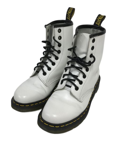 Dr.Martens（ドクターマーチン）Dr.Martens (ドクターマーチン) 8ホールブーツ ホワイト サイズ:US5Mの古着・服飾アイテム