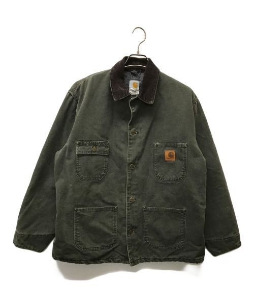 CarHartt（カーハート）CarHartt (カーハート) ブランケットライナーチョアコート グリーン サイズ:Lの古着・服飾アイテム