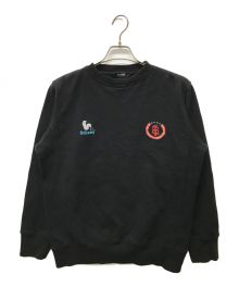 stussy（ステューシー）の古着「90sプリントスウェット」｜ネイビー