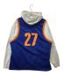 SUPREME (シュプリーム) 21SS Basketball Jersey Hooded Sweatshirt ブルー×グレー サイズ:SIZE L：18000円