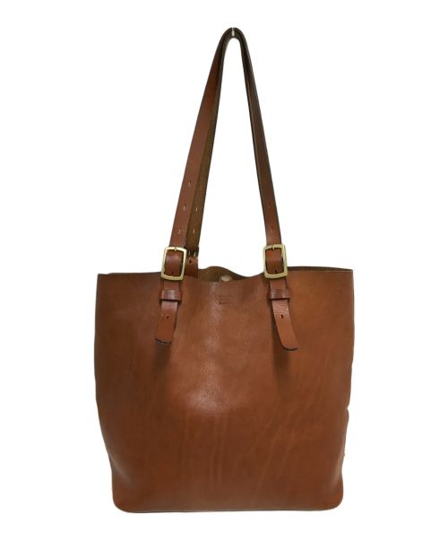 SLOW&CO（スローアンドコー）SLOW&CO (スローアンドコー) bono buckle tote L ブラウンの古着・服飾アイテム