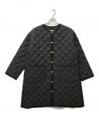 Traditional Weatherwear×SLOBE IENAトラディショナルウェザーウェア×スローブ イエナ）の古着「別注キルティング Aラインロングコート」｜ブラック