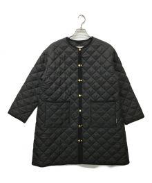 Traditional Weatherwear×SLOBE IENA（トラディショナルウェザーウェア×スローブ イエナ）の古着「別注キルティング Aラインロングコート」｜ブラック