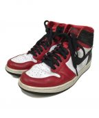 NIKEナイキ）の古着「Women's Air Jordan 1 High OG」｜レッド×ブラック