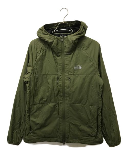 MOUNTAIN HARD WEAR（マウンテンハードウェア）MOUNTAIN HARD WEAR (マウンテンハードウェア) コアエアシェルウォームフーディ オリーブ サイズ:Lの古着・服飾アイテム